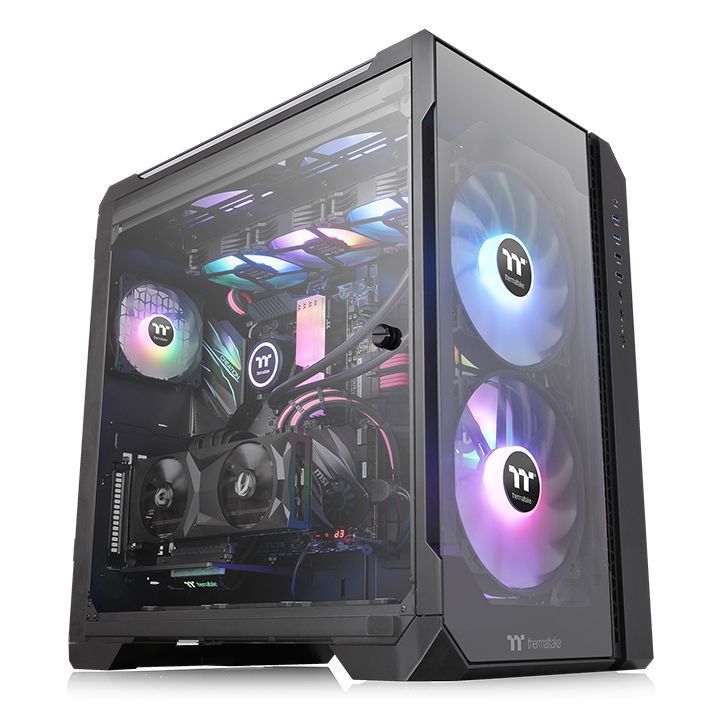 Thermaltake View 51 TG ARGB Midi Tower - Zwart - Gaming Case