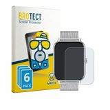 BROTECT - Screenprotector voor Betatree Smartwatch 1.85" - Folie Beschermfolie matte 6 Stuks