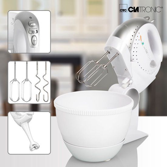 Clatronic HMS 2739 - Stand Mixer - White - 250W