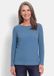Goldner Kreppshemd Langemouwen gemêleerd jersey top