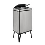 Wellhome Slimme Prullenbak Met Automatische Opening En Handmatig Contact 40l Zilver