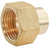 Somatherm //358-14-15 Verbindingsstuk - Recht - Koper - 14/Moer 15/21 - Grijs - 2 Stuks