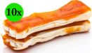 DierOKÉ 10x - runderhuid kauwbot hond met kip - dubbeldik bot rawhide chicken - Large 130gr - 15cm