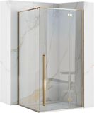 Rea Fargo Gold 80X100 U - 195 cm - Douchecabine - Rechthoek - Goud