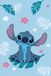 Lilo en Stitch Stitch fleece plaid 100 x 150 cm blauw