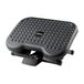 Fellowes Everyday Plus Ergonomische voetensteun met antislip onderkant, voetensteun voor bureau, voetsteun voor kantoor en thuis, zwart