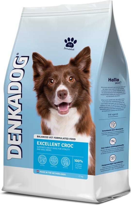 DENKADOG Excellent Croc - Hondenvoer - 2.5 kg