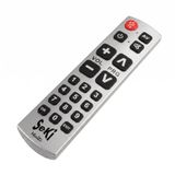 SeKi Multi lerende universele afstandsbediening - voorgeprogrammeerd voor Samsung, Sony, Philips, LG & Panasonic (zilver)