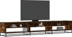Maison Exclusive - meuble TV, aspect chêne fumé, 270 x 40 x 46 cm, composite