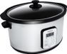 Camry CR 6414 Slowcooker - 4,7 liter - 270W - RVS - Keramische kom - LED-display - Warmhoudfunctie - Uitgestelde startfunctie - Zwart