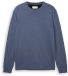 Tom Tailor Gebreide trui van katoen - Maat M - vintage indigo blue melange