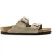BIRKENSTOCK Arizona Suede Unisex Slippers Taupe