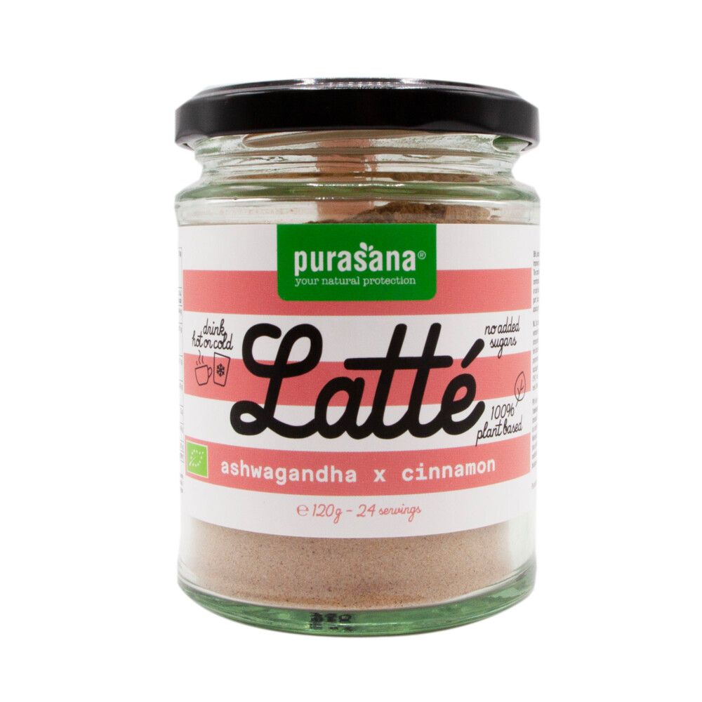 Purasana Latté Ashwagandha & Cinnamon Biologisch