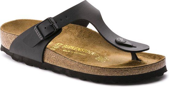 Birkenstock Gizeh Teenslippers - Zwart - Maat 45
