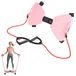 Appareil de traction pour un usage domestique - Appareil de fitness avec cordes de traction - Fonctionne silencieusement - Charge maximale : 120 kg - Intérieur
