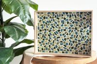 Little Creations DIY pakket - Mozaïek dienblad groen
