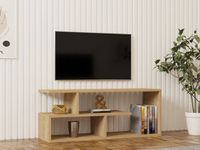 Emob Cafu TV-meubel | 100% MELAMINE | Saffier - Bruin - Spaanplaat