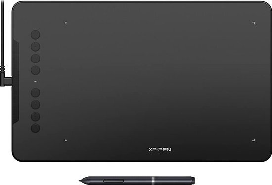 XP-Pen Deco 01 Grafische Tablet 10 x 6,25 inch 8192 niveaus van pendruk 8 aanpasbare toetsen