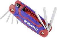WorkPro Inbussleutel Dop (zeskant) 1.5 mm, 2.0 mm, 2.5 mm, 3.0 mm, 4.0 mm, 5.0 mm, 6.0 mm, 8.0 mm