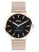 s.Oliver dameshorloge - Rond - Roségoud - 38 mm - Elegant dameshorloge van gepolijst roestvrij staal met kwartswerk - 5 ATM waterdicht - krasbestendig