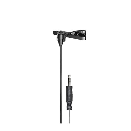 Audio-Technica 3350xiS Omnidirectionele Condensator Clip-on Microfoon Zwart