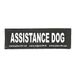 Julius-K9 162LR-G-39242 klittenbandopschrift, ASSISTANCE DOG, zwart