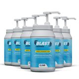Camp Blast Fluid Lavamani crème met natuurlijke schuurmiddelen, reinigingsmiddelen en ontvetting, met doseerder, 6 x 2 l
