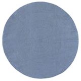 HAMID Nansa Binnen-/buitenkleed, gerecycled PET – Wasbaar en waterafstotend – Milieuvriendelijk en duurzaam – Ideaal voor terras, tuin of woonkamer (200 x 200 cm, blauw)