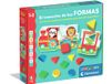 Clementoni Montessori, De trein van de vormen, steekpuzzel met geometrie en kleuren, leeftijd 1-3 jaar, touch-stimulatie, gemaakt in Italië, 55642