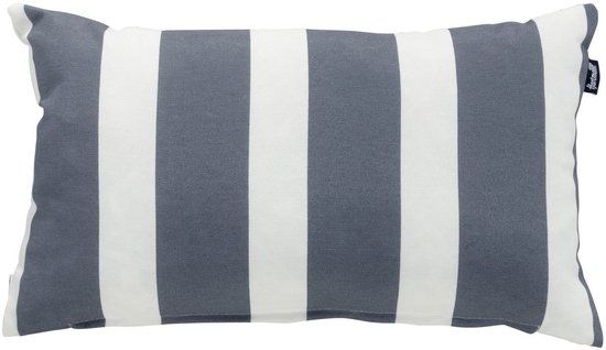 Merkloos Hartman Roma Graphite Blue Lendekussen 50x30x14 cm
