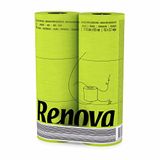 RENOVA Groen toiletpapier 6 rollen