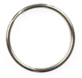 Kangaro sleutelringen metaal 25 mm (100 stuks)