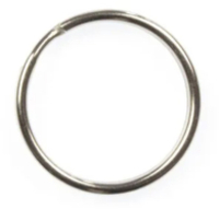 Kangaro sleutelringen metaal 25 mm (100 stuks)