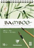 Clairefontaine 975925C Spiraalblok Bamboo Aquarelpapier
