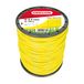 Oregon Gele vierkante grastrimmer-lijndraad voor grastrimmers en bosmaaiers, professioneel nylon, geschikt voor de meeste grastrimmers, 2,4 mm x 225 m (69-415-Y)