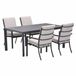 Garden Impressions Sergio/Gosford tuinset 4 personen stapelbare tuinstoelen