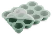 Silicone Baby Food Opslagcontainers - 12 x 45ml Vert