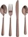 HOME DECO FACTORY Bestekset - 16 delig - koper kleur - metaal - 4 personen