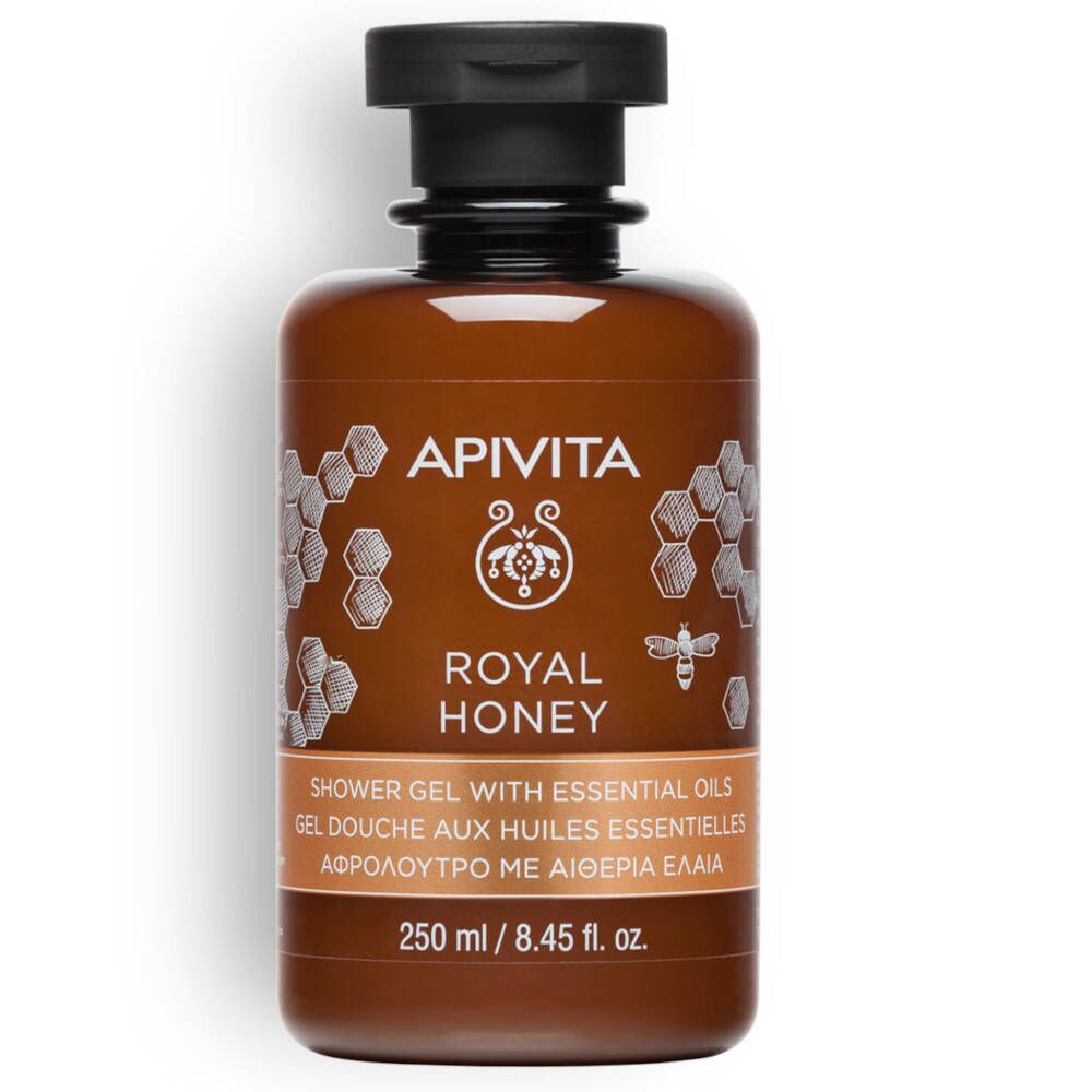 Apivita Body Care Royal Honey Shower Gel With Essential Oils Alle Huidtypen 250ml