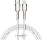 Baseus Cafule 1 m Wit USB C naar Lightning kabel