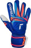 Reusch Keepershandschoenen Attrakt Grip Volwassenen Polyester Blauw/Wit/Oranje Maat 10.5