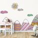 Ambiance Sticker Muursticker Kinderkamer Scandinavisch Berglandschap 60x90cm