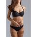 Marlies Dekkers Calamity Jane Black Denim Plunge Balcony Bra 70C