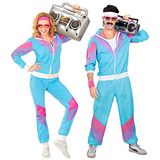 Widmann - jaren ’80 kostuum trainingspak, jas en broek, assi-kostuum, prolo-kostuum, retrostijl, Bad Taste-feest, jaren ’80, carnaval