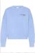 b.young BYRASMA CHERISH SWEATSHIRT Dames Lange mouw Ronde hals Kort Katoen Della Robbia Blue S