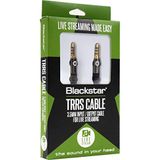 Blackstar TRRS 3,5 mm jack-kabel 1,8 m extra stereo aux-kabel, ideaal voor live streaming-gitarist