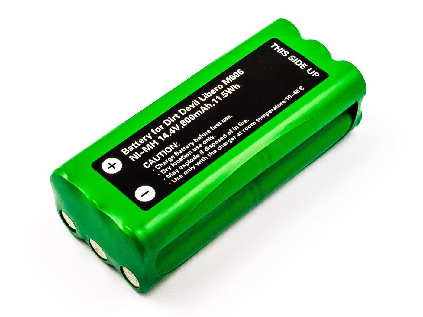 CoreParts Batterij/Accu voor Robotstofzuiger Dirt Devil Libero M606 Zwart 14,4 V