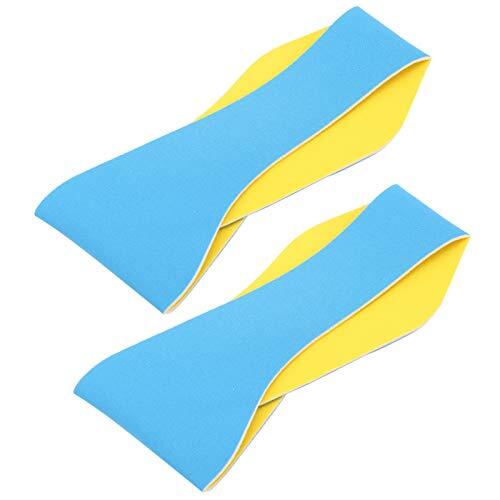 Voluxe 2 Stuks Kinderen Zwemmen Waterdichte Gehoorbescherming Hoofdband Accessoire voor Sport Yoga Verstelbare Zwem Oorband voor Watersporten met 3 Verschillende Kleuren Kinderen Sport Hoofdband(blauw)