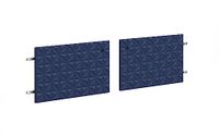 trendteam smart living - 2-delige set deuren tv-lowboard - woonkamer - Sentra - afmetingen 60 x 36 x 2 cm - kleur donkerblauw