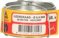 Deltafix IJzerdraad - 1x rol - 0,9 mm x 50 m - verzinkt staal - binddraad